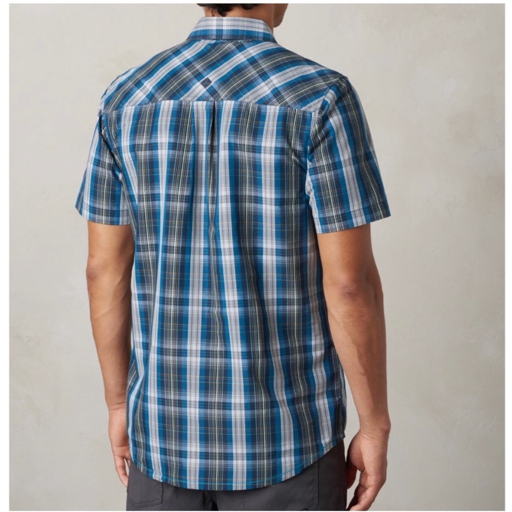 Men’s Prana Button Down Shirt - Murdock Plaid - Picture 2 of 6